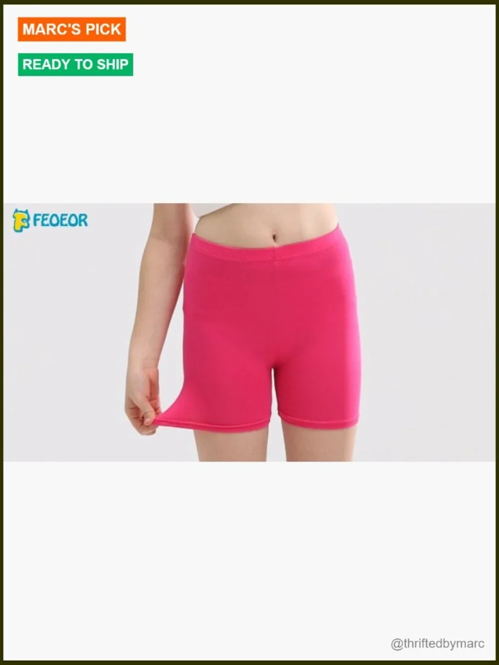 8 Pack Girls Bike Shorts Toddler Biker Cartwheel Dance Shorts
